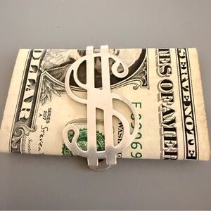 Money Clip B. A. Ballon & Co. Sterling Silver Mid Century